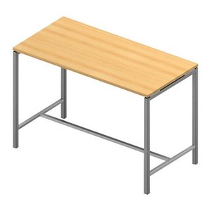 Quadrifoglio Stehtisch Creo buche rechteckig, 4-Fuß-Gestell alu, 160,0 x 80,0 x 107,0 cm
