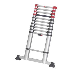Hailo Teleskopleiter FLEXLINE silber 11 Sprossen, H: 322,0 cm
