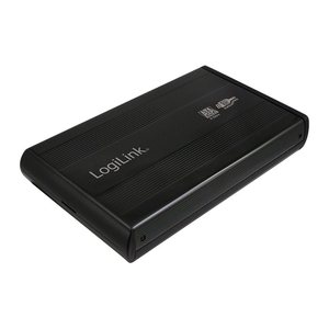 Logilink Geh. 8.9cm (3,5") USB 3.0/SATA Black ALU m. N