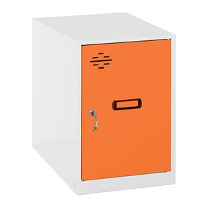 Simonrack Spind SIMONLOCKER DISM weiß, orange 8425437117633, 1 Schließfach 40,0 x 50,0 x 47,5 cm