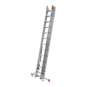 KRAUSE Vielzweckleiter MONTO Tribilo silber 3x 12 Sprossen, H: 356,0 cm