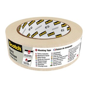 Scotch BASIC Kreppband beige 36,0 mm x 50,0 m 1 Rolle