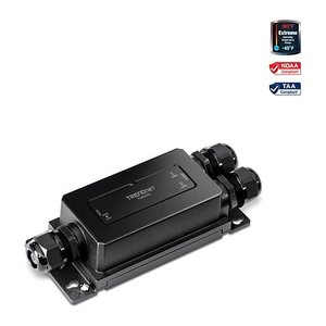 TRENDnet Industrial Outdoor Extender Gbit PoE++ 90W->2XOut