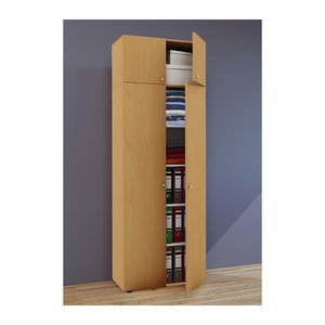 VCM my office Aktenschrank Vandol, 912194 buche 4 Fachböden 70,0 x 40,0 x 218,0 cm