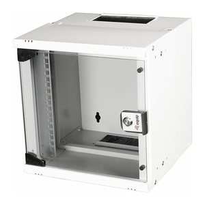 Equip 10" Wandgehäuse Glastür ECO 300x300mm 6U grau