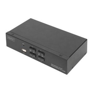 DIGITUS KVM Switch, 4-Port, Single-Display, 4K, HDMI
