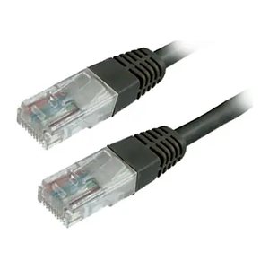 MediaRange Patchkabel RJ45 U/UTP C5e 1.0m Black (UTP)
