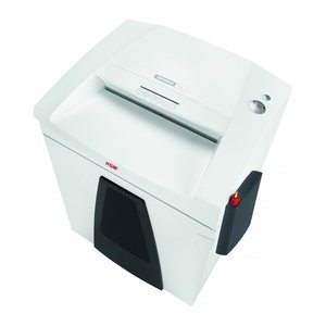 HSM SECURIO B35 - externer autom. Öler Aktenvernichter mit Partikelschnitt P-4, 4,5 x 30 mm, bis 22 Blatt, weiß