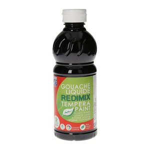 LEFRANC BOURGEOIS Gouache Liquide Redimix Temperafarbe schwarz 500,0 ml