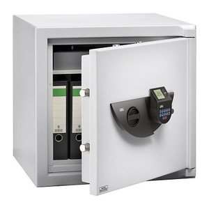 BURG WÄCHTER Sicherheitsschrank WS Office 801 E FP Sicherheitsstufe B nach VDMA 24992 lichtgrau 64,1 x 55,4 x 62,6 cm