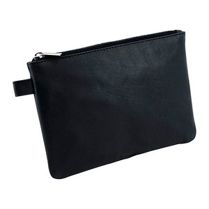 Alassio Reißverschlussbeutel 16,0 x 23,0 cm schwarz Leder, 1 St.