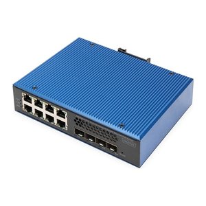 DIGITUS Switch 4-Port Gigabit 60W PoE Unmanaged schwarz