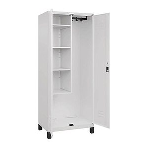 CP Putzmittelschrank Classic Plus 080110-02 S10035 verkehrsweiß 4 Fachböden 80,0 x 50,0 x 195,0 cm, aufgebaut, 1 St.