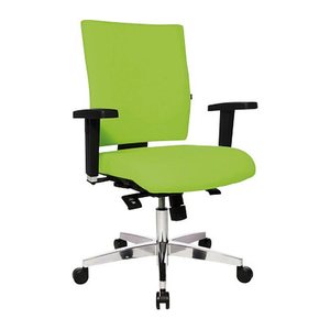 Topstar Bürostuhl Lightstar 10, LS19W0G05 Stoff grün, Gestell alu