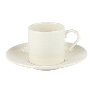 ID Fine Kaffeetassen Transparent Pure weiß 0,08 l, 12 St.