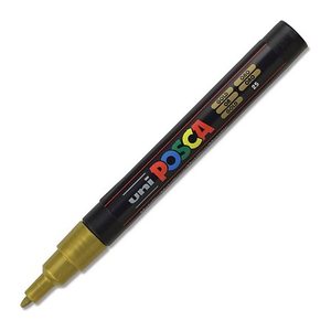 uni-ball POSCA PC-3M Acrylstift gold 0,9 - 1,3 mm, 1 St.
