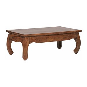 WOHNLING Couchtisch rechteckig Massivholz sheesham 110,0 x 60,0 x 40,0 cm, 1 St.