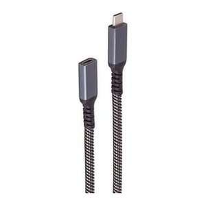 Shiverpeaks USB-C Verlängerungskabel 3.2 PD Textil 1,5m