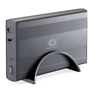 CONCEPTRONIC HDD Gehäuse 3.5"SATA HDD/SSD USB-A3.0 5Gbs sw extern