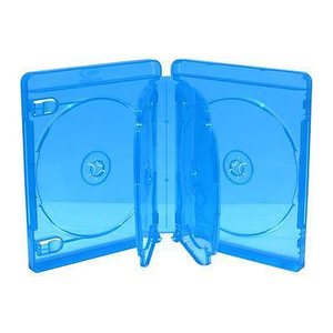 MediaRange BD-Leerhülle für 6 Discs 22mm blau