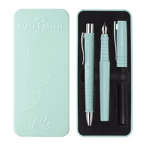 FABER-CASTELL Schreibset  Poly Ball Pen blau