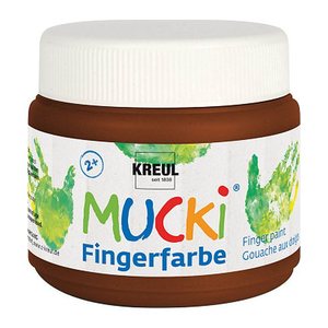 KREUL MUCKI Fingerfarbe braun 150,0 ml, 1 St.