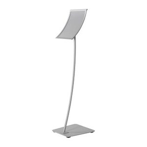 update displays Infoständer Konkav silber DIN A3 29,5 x 29,5 x 109,0 cm, 1 St.