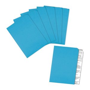 ELCO Sichthüllen Ordo discreta DIN A4 blau glatt 120 g/qm, 100 St.