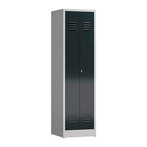 ClassiX Spind anthrazit, lichtgrau X-510708, 1 Schließfach 50,0 x 50,0 x 180,0 cm