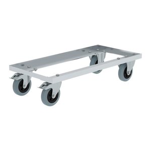 MUNK Transportroller silber 80,0 cm 40,0 cm bis 150,0 kg