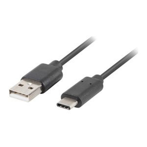 LANBERG USB-C(M)->USB-A(M)2.0 Kabel 1,0m QUICK CHARGE 3.0 sw