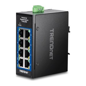 TRENDnet Industrial Switch 8-Port Gbit Mini DIN-Rail