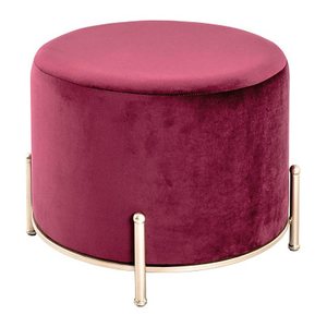 HAKU Möbel Wohnzimmer-Hocker 20474 rot, 1 St.