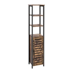 VASAGLE Regalschrank, LSC37BX braun 37,0 x 30,0 x 167,0 cm, 1 St.
