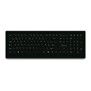 MediaRange Tastatur kabelgeb. ultraflachen Tasten (BE) sw