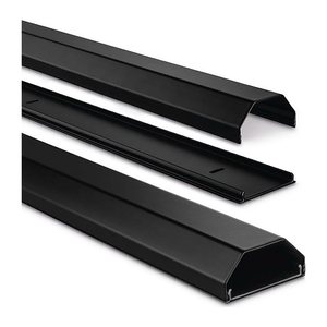 hama eckig Alu Kabelkanal 110,0 cm schwarz