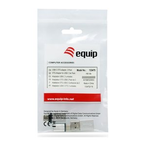 Equip Adapter USB-C->USB-A/-B/USB-A->USB-C 3Stk Alu.