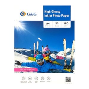 G&G Fotopapier A4 Hochglanz 180g 20 Blatt