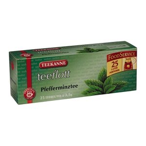 TEEKANNE teeflott Pfefferminztee Tee 25 Portionen
