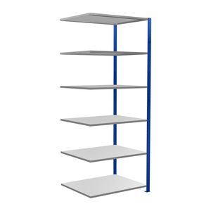 SCHULTE Anbauregal MULTIplus 150 12586-B enzianblau 100,0 x 80,0 x 250,0 cm