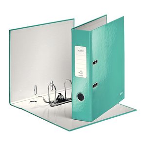 LEITZ Ordner eisblau Karton 8,0 cm DIN A4, 1 St.