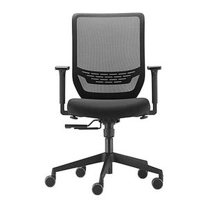 Trendoffice by Dauphin Bürostuhl to-sync work mesh, 9242SY1FVKGS Stoff schwarz, Gestell schwarz