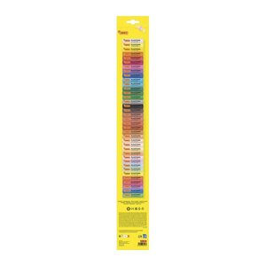 JOVI Knete PLASTILINA farbsortiert, 37 Farben je 15,0 g