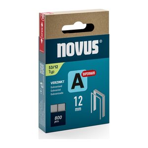 novus Tackerklammern Feindraht superhart Typ 53/12, 800 St.