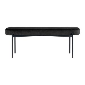 meet powered by PAPERFLOW Sitzbank GAIA L GBOLV.01.01 schwarz Stoff 118,0 cm