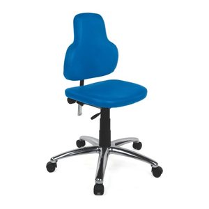 Mayer Arbeitsdrehstuhl myMAX karibikblau Kunstleder