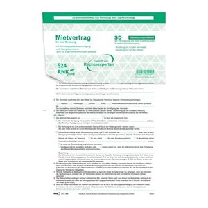 RNK-Verlag 524/10 Mietverträge für Wohnungen, 10 St.