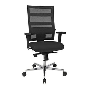 Topstar Bürostuhl Sitness X-Pander Plus, SI959WGT200 Stoff schwarz, Gestell alu