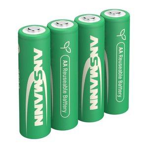 ANSMANN Akkus Typ 2800 Ni-MH Mignon AA 2.600 mAh, 4 St.