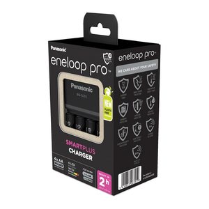 eneloop Smart Plus Charger BQ-CC55 Akku-Ladegerät inkl. Akkus
